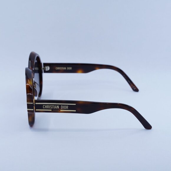 🕶️ New Dior DIORSIGNATURE R1U 26A1 Sunglasses - Havana Frame, Smoke Frame - Picture 10 of 12